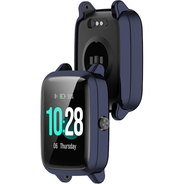 Skärmskyddsfodral Kompatibelt för GRV Smart Watch Skyddsfodral för GRV Touch Screen 1,3 tum Skydd IP68 Klocktillbehör (Svart/
