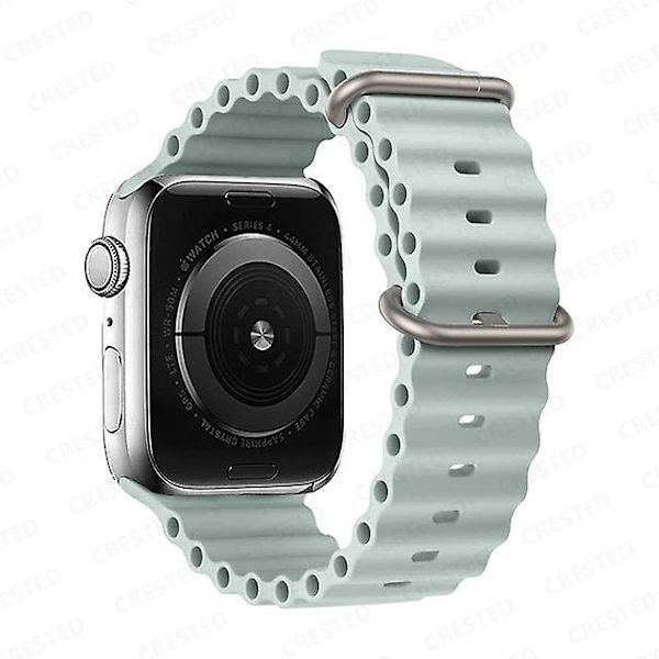 Rem för Apple Watch Ultra Band 49mm 44mm 40mm 45mm 41mm 42mm 45 Mm Armband Silikon Armband Iwatch Serie 7 8 4 5 6 3 Se Succulent 42mm 44mm 45mm 49mm