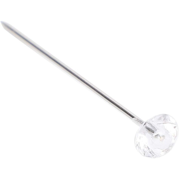 Crystal Head Needle Straight Pins - Bröllopsblomsterdekorationer (200PCS)