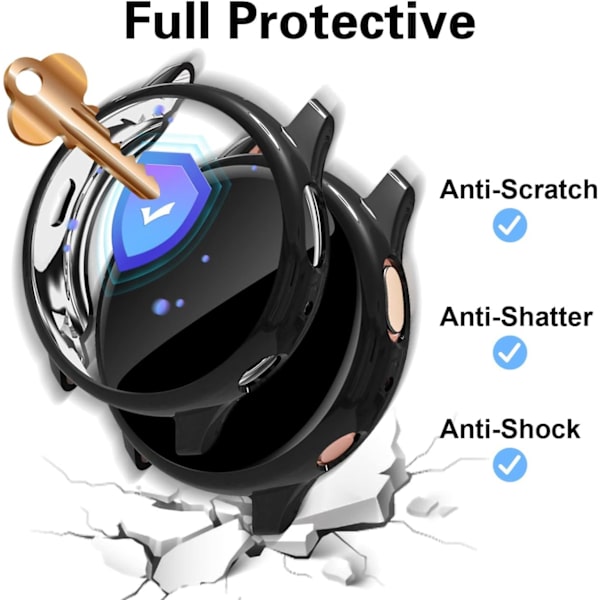 3-pak til Samsung Galaxy Active 2 ur 40 mm, Active 2-skærm