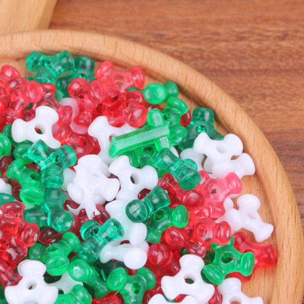 1000 st jul Tri pärlor Candy Cane Ornament Craft Kit