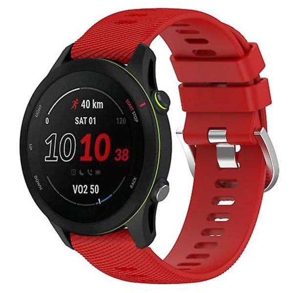 För Garminactive S 18mm enfärgad watch YQB Red