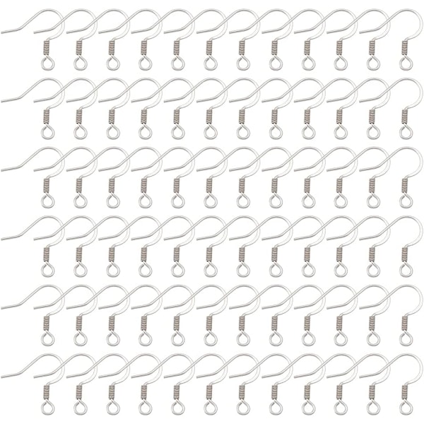 200 stk rustfrie stål ørekrok - Ideell for dinglende ørepyntlaging