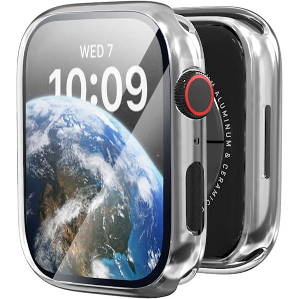 Bumperfodral med skärmskydd för Apple Watch 44 mm