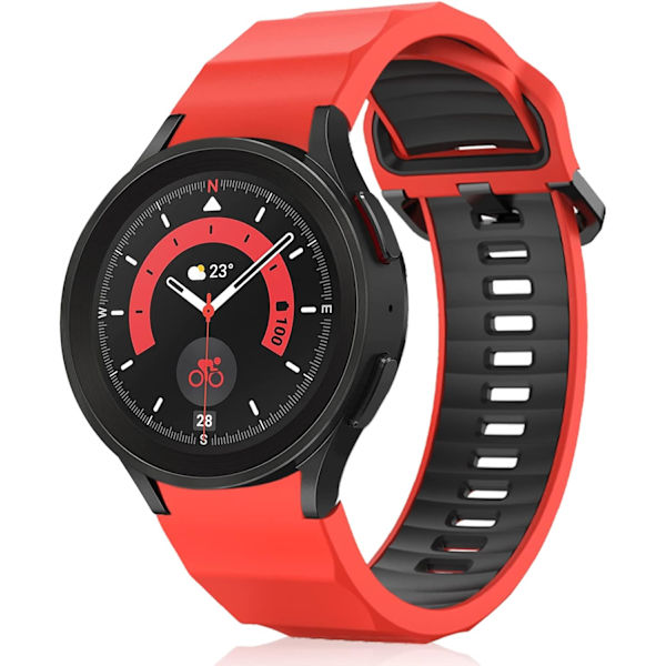Silikon 20 mm urrem Kompatibel med Galaxy Watch 4 40 mm