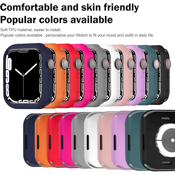 Kompatibel med Apple Watch Case 49mm 45mm 44 42 41 40 38mm Series