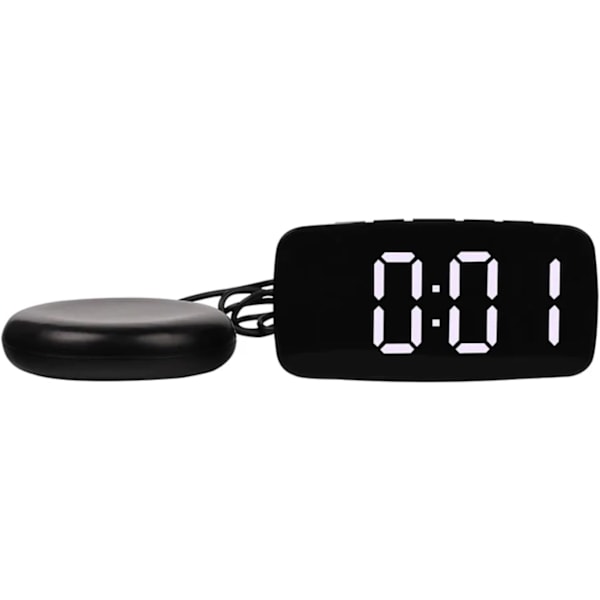 Superhög vibrerande väckarklocka med sängvibrator Multifunktionell dubbel USB Tung sovare Döv Hörselskadad Snooze Som bild Som bild