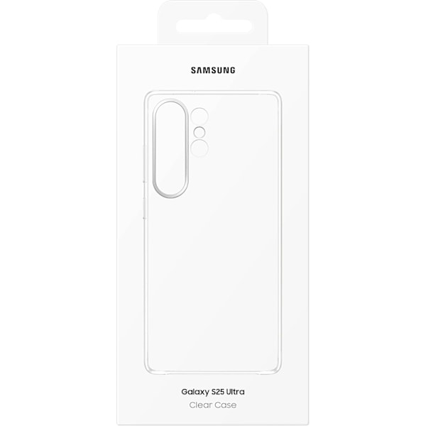 Galaxy S25 Ultra Genomskinligt Mobilskal, Transparent Skydd, Elegant och Smidig Design, Hållbart, US Version, EF-QS938CTEGUS Genomskinligt