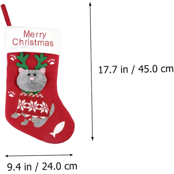 1 Stk Julstrumpor Julstrumpor Barn Julstrumpor Barn Julgodisstrumpor Julstrumpor Ornament Julgransprydnad Present