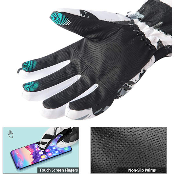 Ski Termohandsker - Touchscreen -29℃ Kuldesikre Vinterhandsker