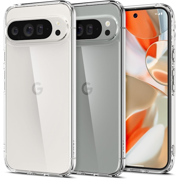 Ultra Hybrid Skal Designat för Pixel 9 Pro XL (2024) [Anti-Gulning], [Militärklassat Skydd] - Klar Kristallklar