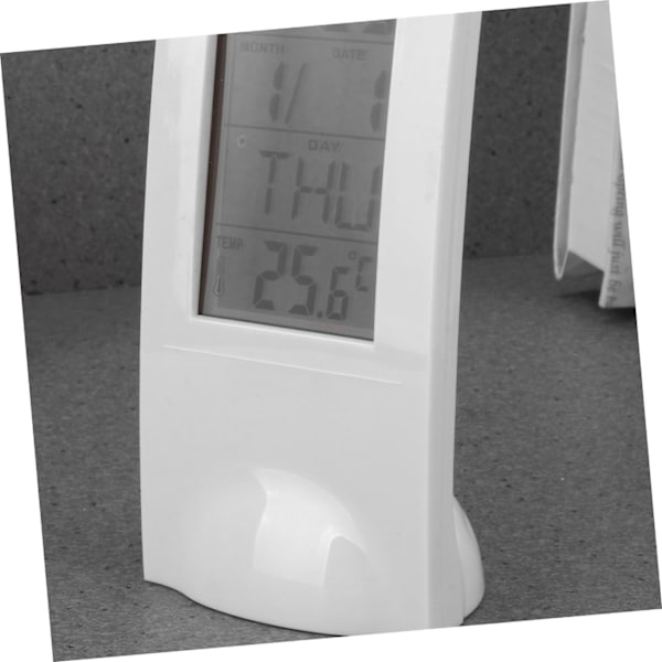 2 st digitala väckarklockor med temperaturmätare, digital bordsklocka, inomhus- och utomhusväckarklocka, reseklocka, digital kalender, sovrum