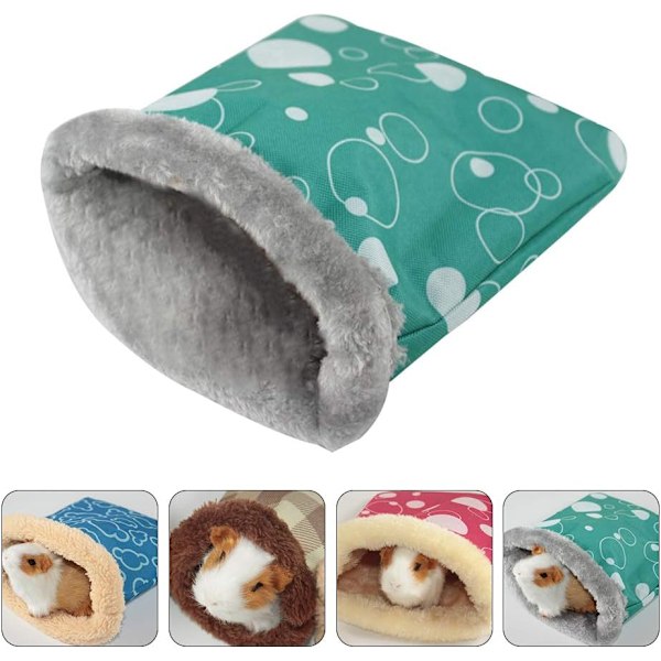 Sovesekk for kjæledyr - Liten teppe og sovematte for hamster/marsvin