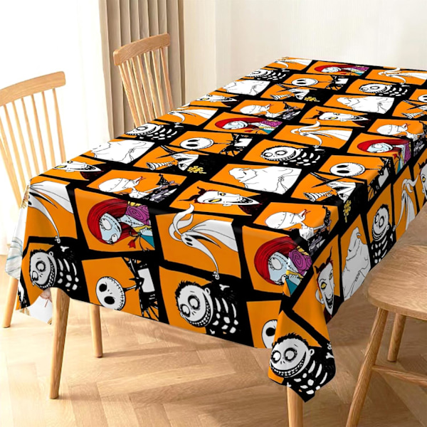 The Nightmare Before Christmas Dug til bord Jack Skellington Fødselsdagstema Festdekoration Halloween Hjem Køkken Spisestue Rektangulært Bord Multi