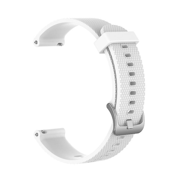 Til Polar Ignite Fashion Tekstureret Silikone Udskiftningsurrem QEX White