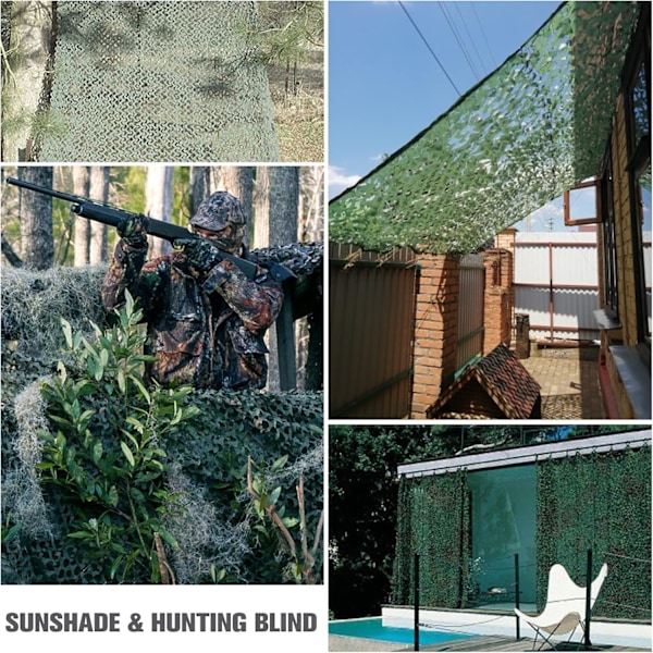 Camo-nät. Kamouflagenät. Bulk-rulle. Maskering. Täckning. Bländare för