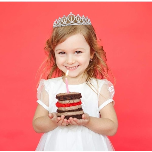 Bröllop Tiara Brudkrona Kristall Rhinestones Tiara Krona med Kam för Brud