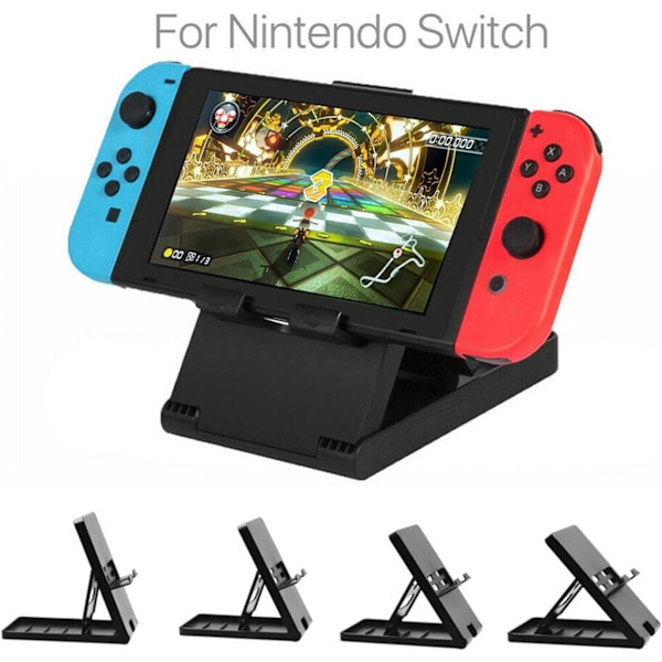 for Nintendo Switch Sammenleggbar Bordholder Spillstativ Feste Brakett