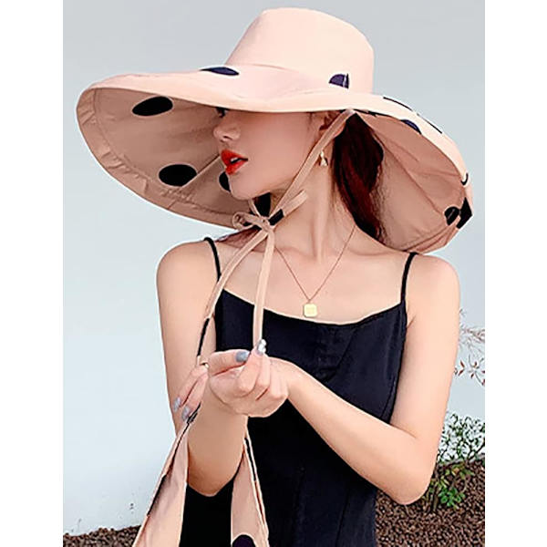 Dam solhatt Packable Reversible Bucket Hat UV solskydd bred