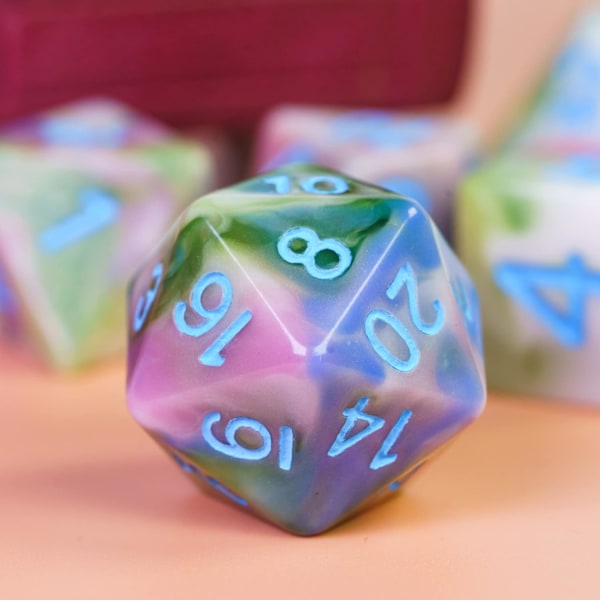 7-sidet terning. Polyhedral terning sæt til rollespil Dungeons