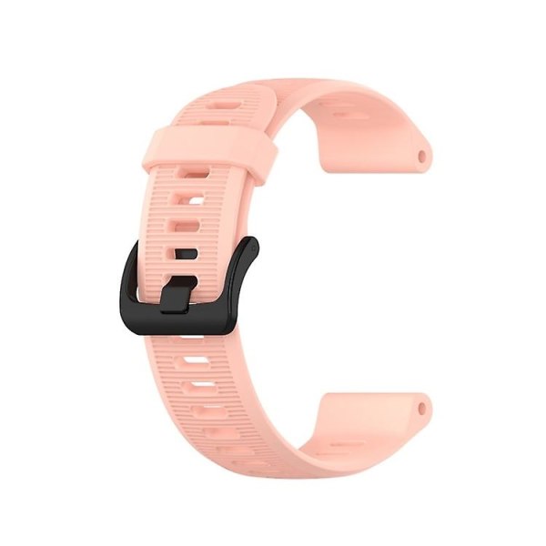 Til Garmin Forerunner945 / Fenix5 Plus / Approach S60 Monokrom silikone urbånd CDS Pink