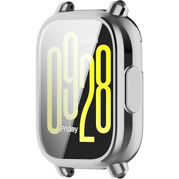 [5-pak] Etui kompatibelt med Redmi Watch 5 Lite skærmbeskytter, blødt TPU etui ultratyndt beskyttende etui tilbehør til Redmi W