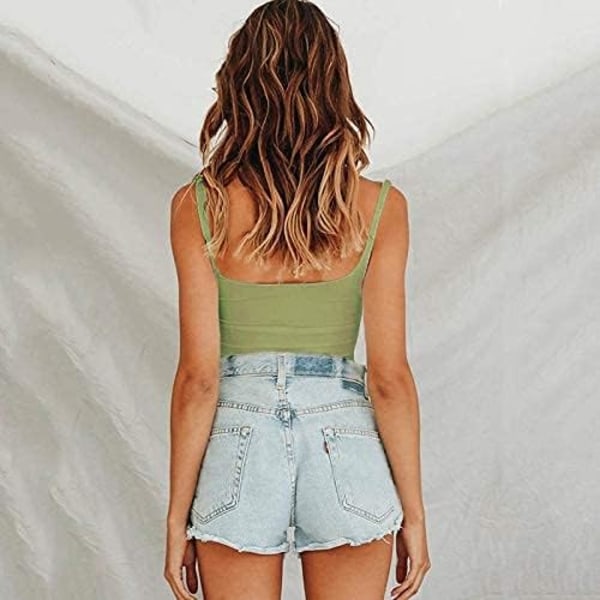 Kvinners Y2k Korsett Klippet Tank Top Kryss Kryss Stropp Bånd Bralette