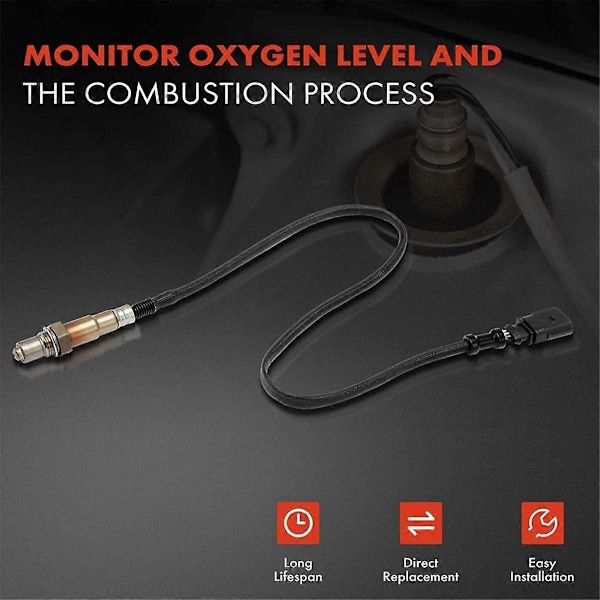 2X Uppströms & Nedströms O2 Syresensor för A4 2009-2016 Q5 A5 A6 250-24672 250-25040