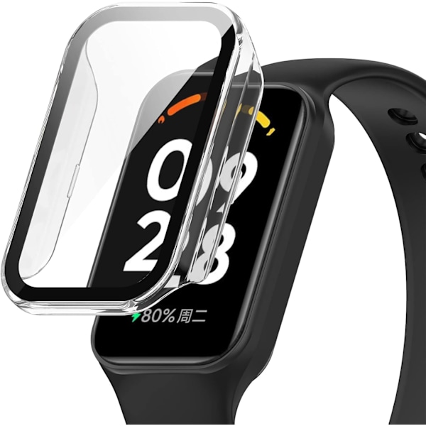 Skärmskydd Avsett för Xiaomi Mi Redmi Smart Band 2 Fodral Smartwatch Tillbehör Fullt Skyddande Skärmskydd Fodral för Redmi Smart