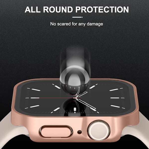 2-pak hårdt etui, der er kompatibelt med Apple Watch 40 mm