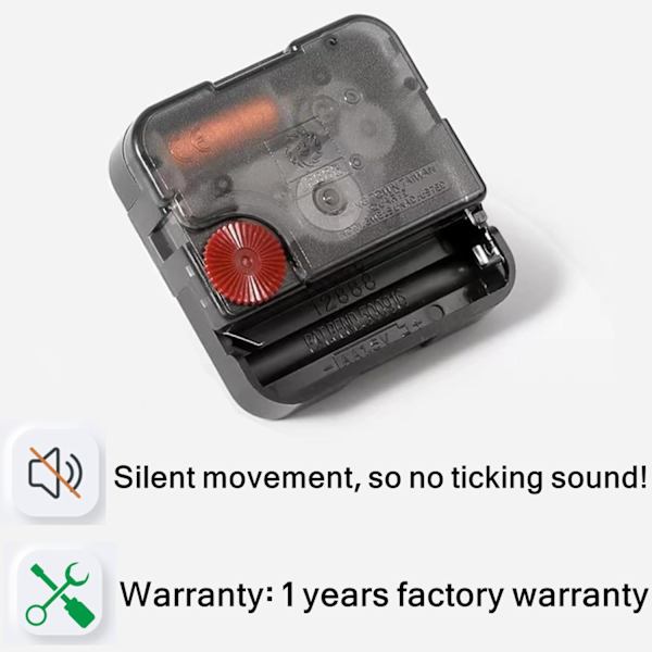 12 tommer Læringsur til børn, Lærende ur Børn Analog Farverig soveværelser Væg ur Sølv ET-7789 Sølv 12 tommer Quartz Sølv 12 tommer Quartz