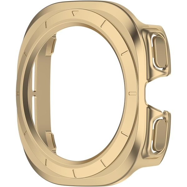 2-pak Beskyttelsesbumper Etui til Galaxy Watch Ultra 47mm, Hårdt PC Beskyttelsescover Stødsikkert Drop-Proof Bumper Bezel Shell til Galaxy Watch Ultra Sm