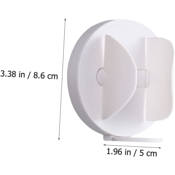 6 STK elektrisk tandborsthållare väggmonterade hyllor enkel tandborsthållare elektrisk tandborsthållare elektriska tandborstar vit?