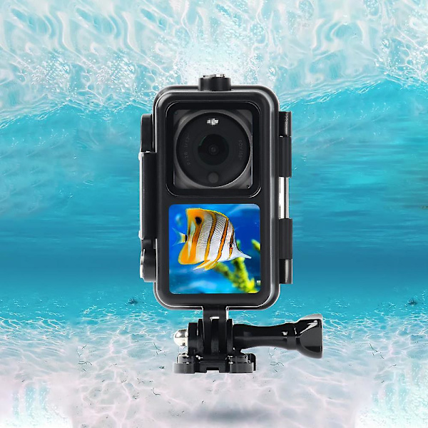 60 meter dykfallskamera vattentätt ramhölje för DJI Action 2