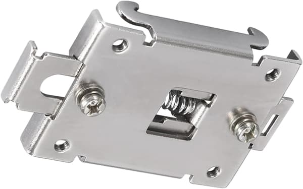 1 STK Rustfrit Stål DIN-skinnebeslag, til 35 mm Solid State Relæ SSR Beslagsholder med 2 Montering