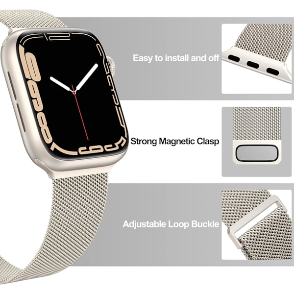 Kompatibel med Apple Watch Band 42mm 44mm 45mm 49mm 38mm