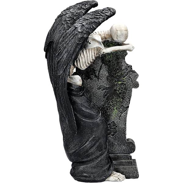 Pacific Giftware Angel Skeleton Le Tombe Morte Gravsten Gotisk Dekor Figur Statue 15,75” Høj