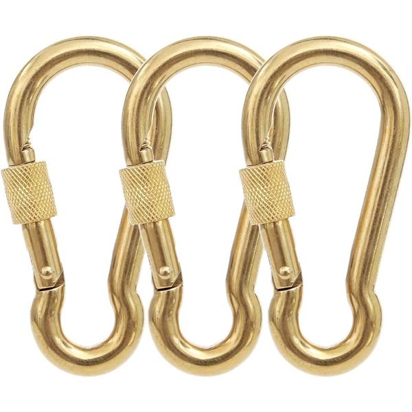 Låsbare karabinhager. Heavy Duty karabinhage. 316 rustfrit stål skrue