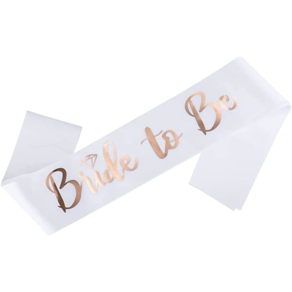Bride to Be Sash - Elegant möhippa dekoration