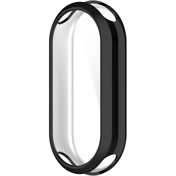 Udskiftnings Smartwatch Beskyttelsesetui Kompatibelt med Xiaomi Band 9/Band 9 NFC TPU Fuld Dækning Skal Anti Drop Ur Tilbehør (Sort) Sort