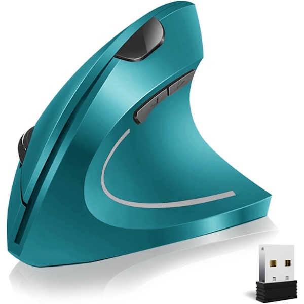 Ergonomisk mus. Optisk vertikal mus Oppladbar USB