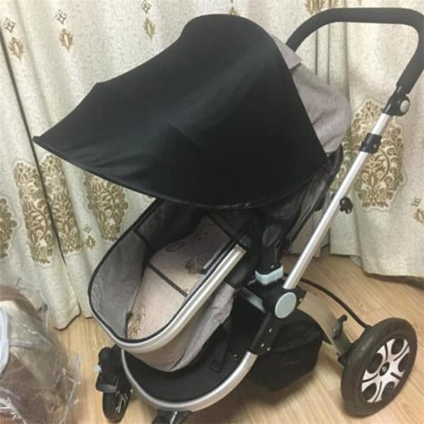 Barnvagnssolskydd UPF 50+ Universellt Babysolskydd Fällbart Babysolskydd Andningsbart Barnvagnssolskydd Barnvagnssolskydd Barnvagn och liggdel