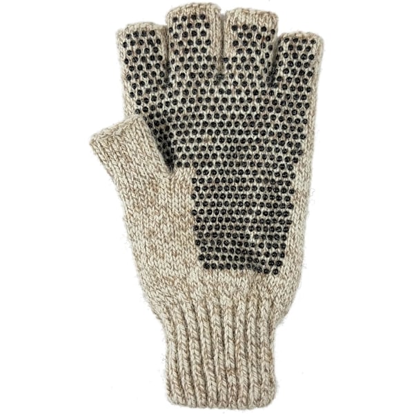 Ragg Wool Fingerless Handskar för män