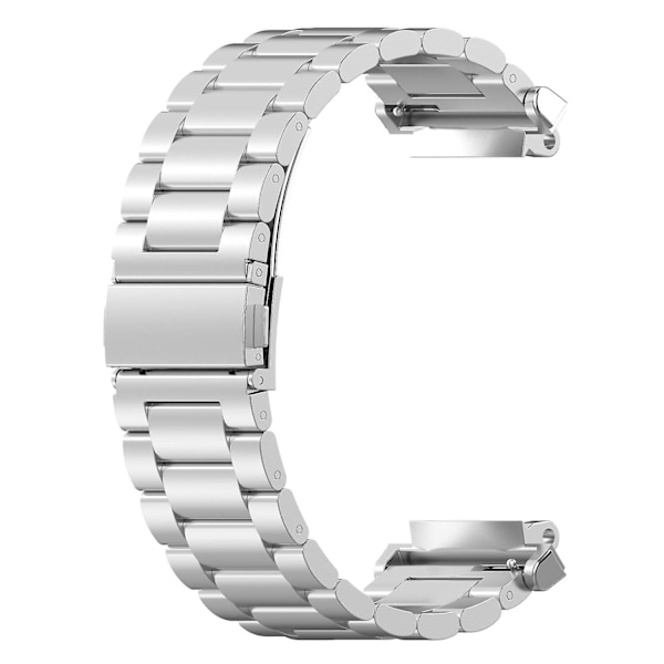 Rostfritt stålarmband för Huami Amazfit T-Rex 2, armband med tre pärlor, ersättning med verktyg