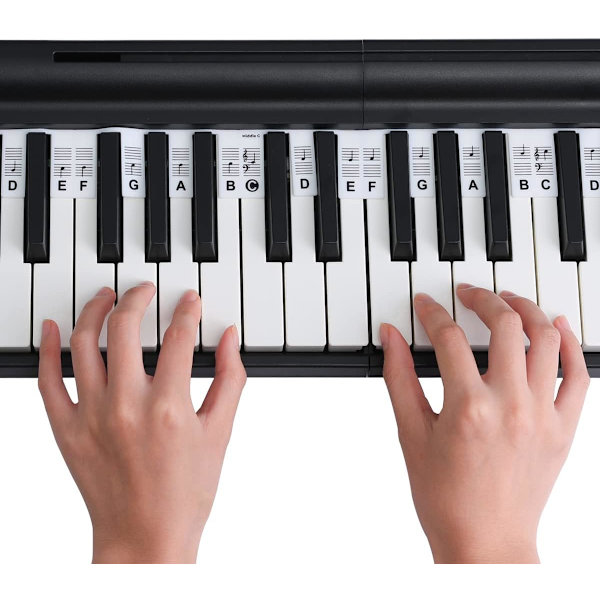 Klaver Keyboard Noter Guide til alle 88/61/54/49/37 tangenter