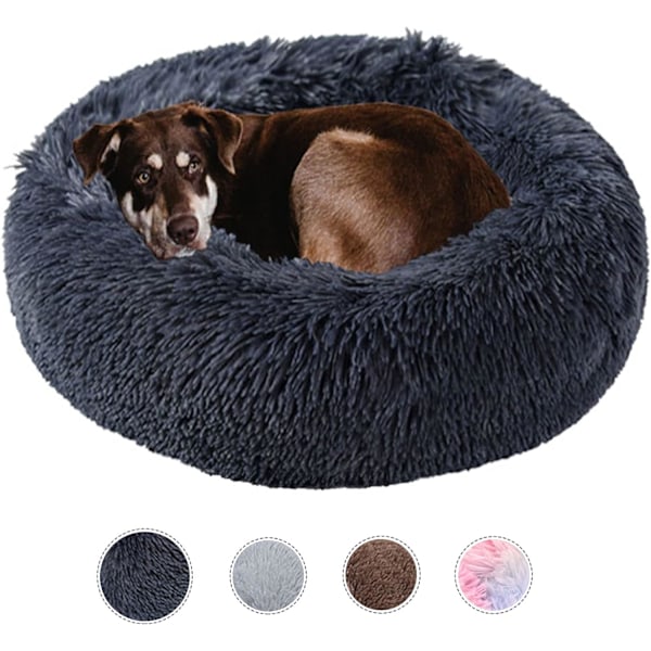 Hundeseng beroligende hundesenger for små mellomstore store hunder - rund smultring