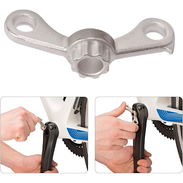 Cykelkrankfjerner - Sikkerhedskrog til Shimano Hollowtech II