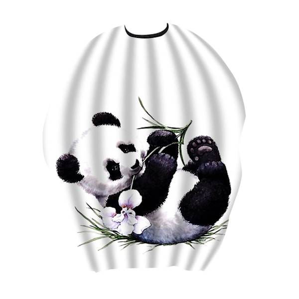 Härlig Panda Vanntett Frisørkappe for Voksne og Barn Profesjonell