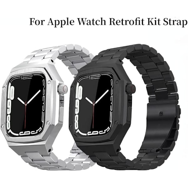 Metallrem för Apple Watch Band 45mm 44mm