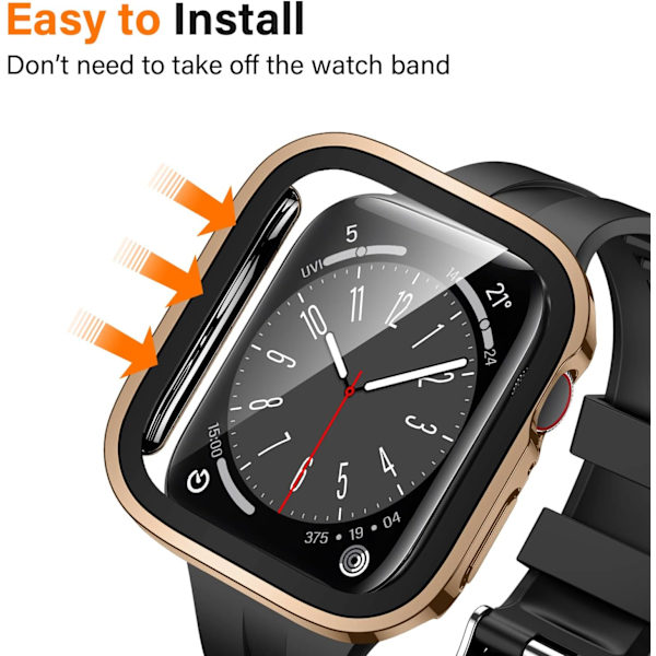 2-pak etui kompatibel med Apple Watch Series 8